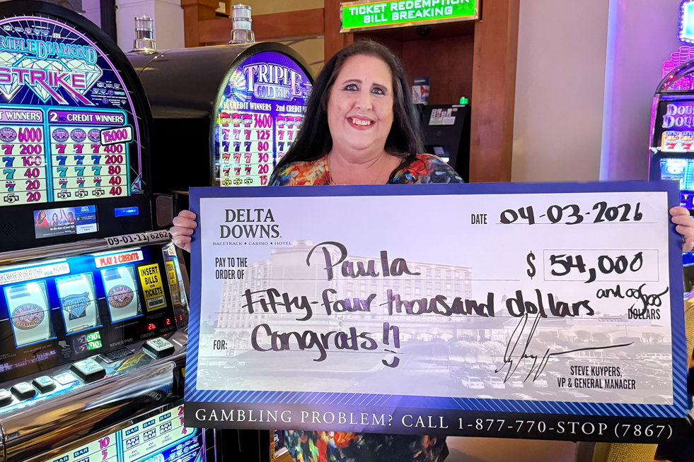 Jackpot Winner Paula D. $54,000