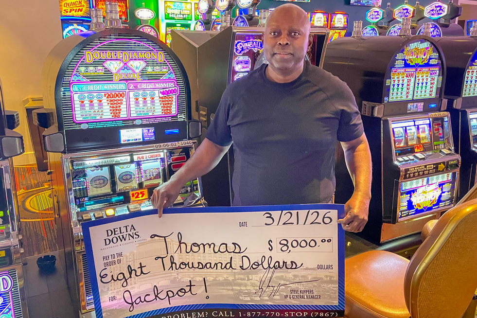 Jackpot Winner Thomas R. $8,000