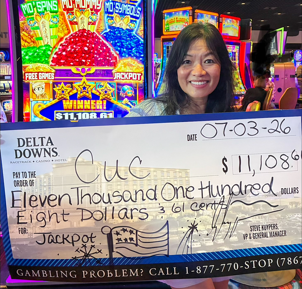 Jackpot Winner Cuc N. $11,108