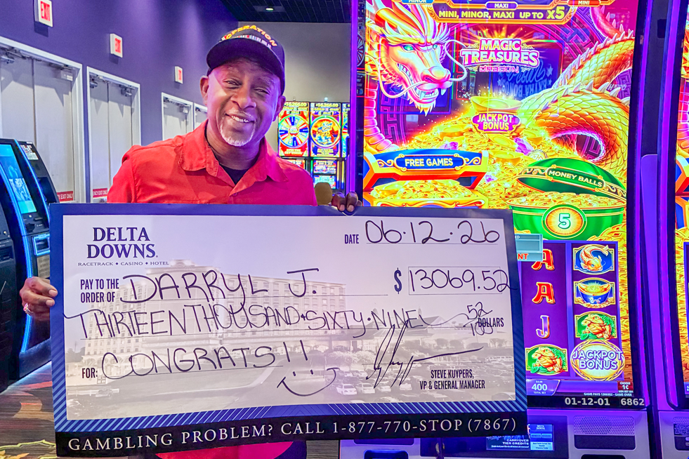 Jackpot Winner Darryl J. $13,069