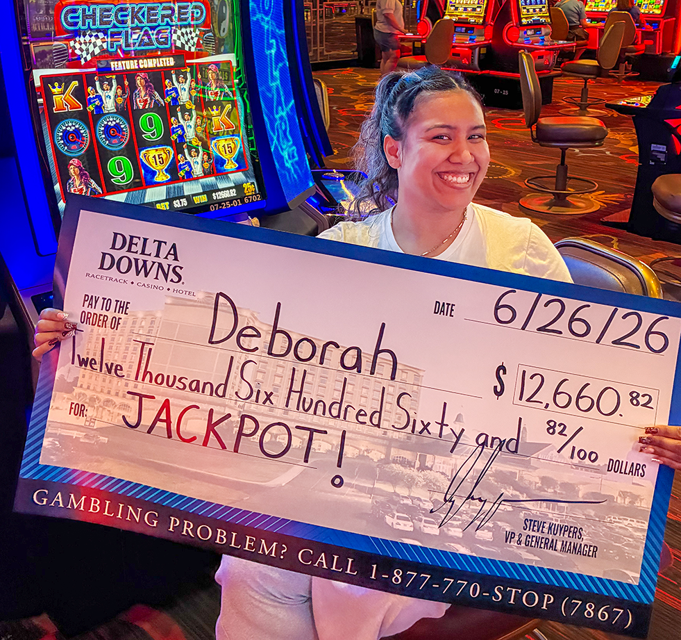Jackpot Winner Deborah R. $12,660