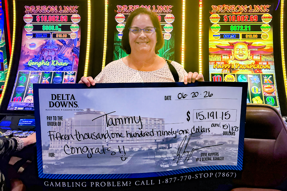 Jackpot Winner Tammy R. $15,191