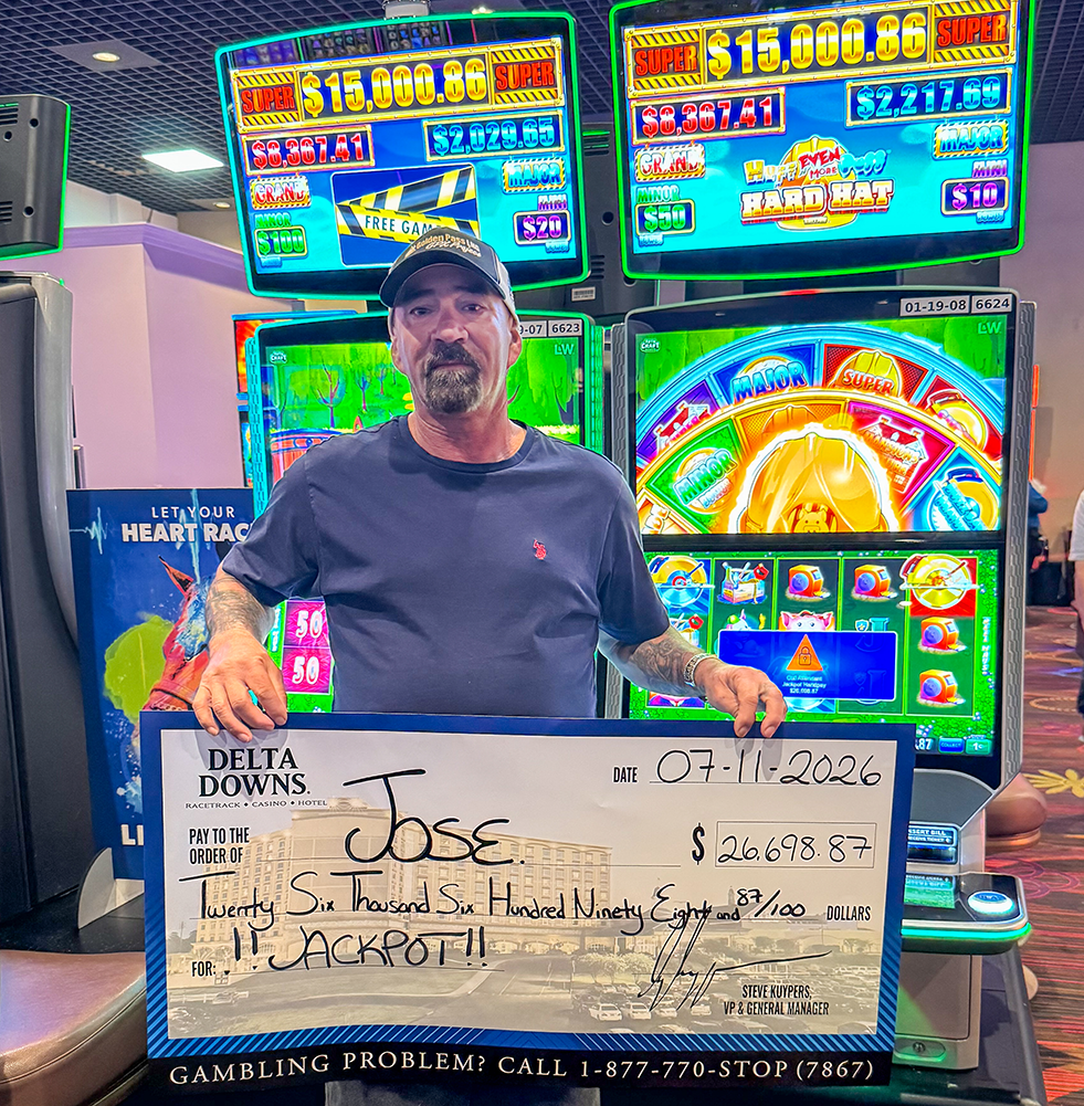 Jackpot Winner Jose C. $26,698