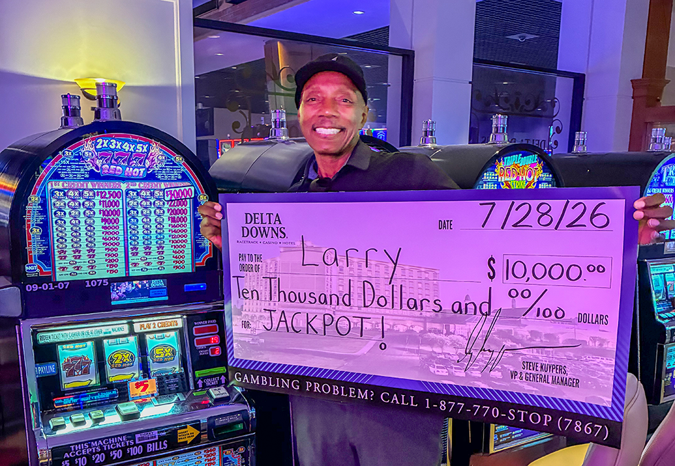 Jackpot Winner Larry H. $10,000