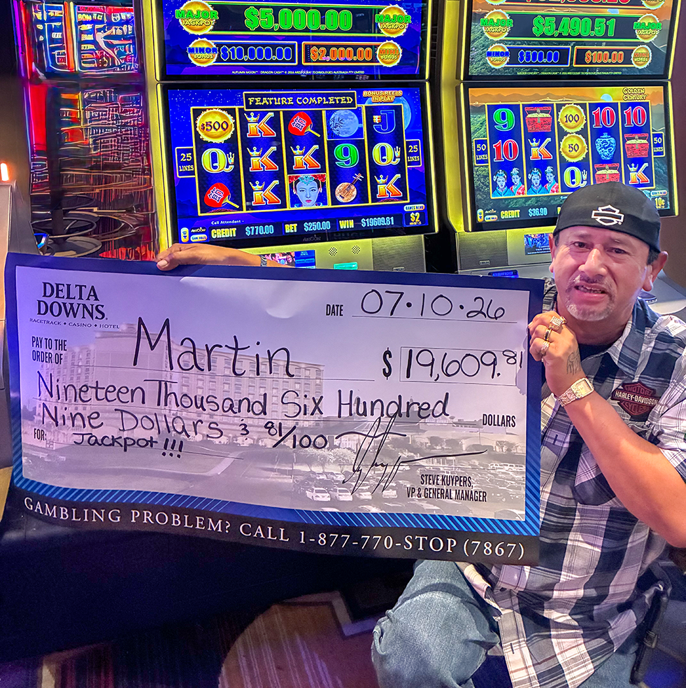 Jackpot Winner Martin Z. $19,609