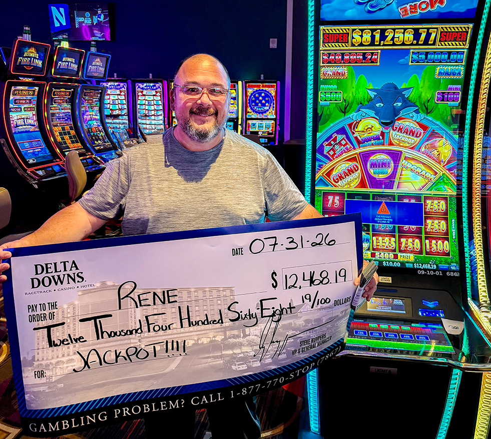 Jackpot Winner Rene S. $12,469