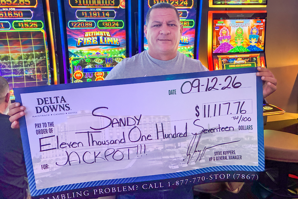 Jackpot Winner Sandy H. $11,117