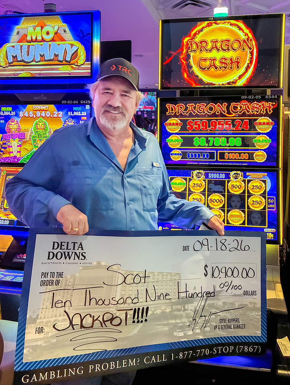 Jackpot Winner Scot T. $10,900