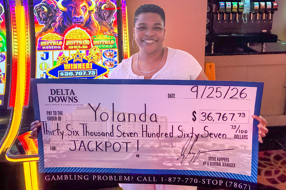 Jackpot Winner Yolanda B. $36,767