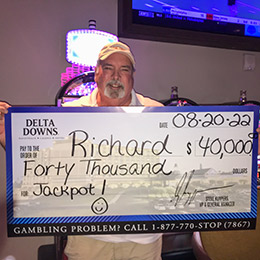 Richard - Winner at Delta Downs