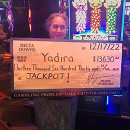 Yadira - Winner at Delta Downs