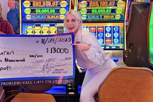 Jackpot winner Lauren M. - $13,000