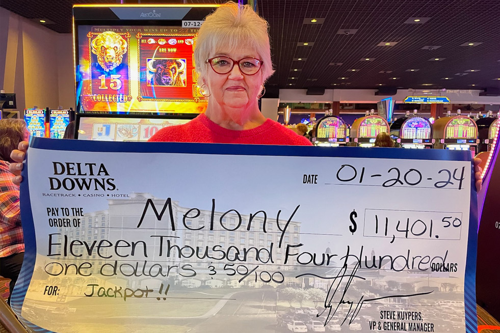 Winner Melony T - $11,401