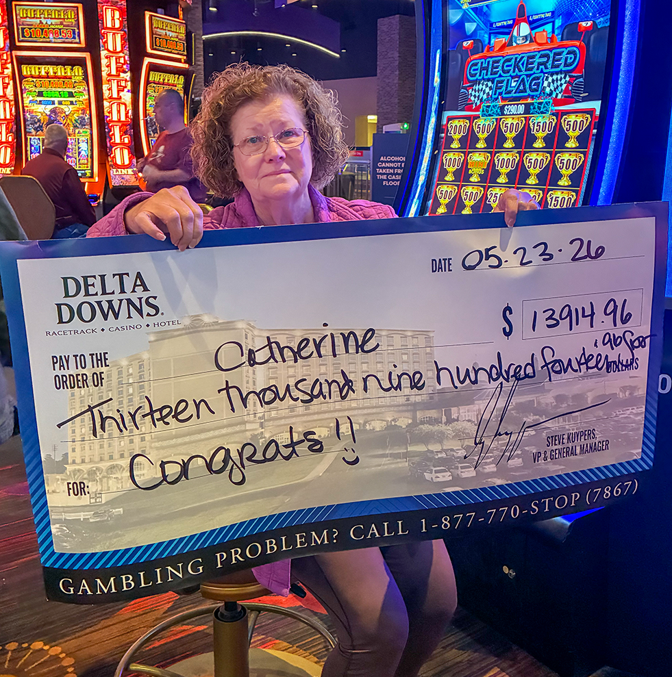 Jackpot Winner Catherine C. $13,914
