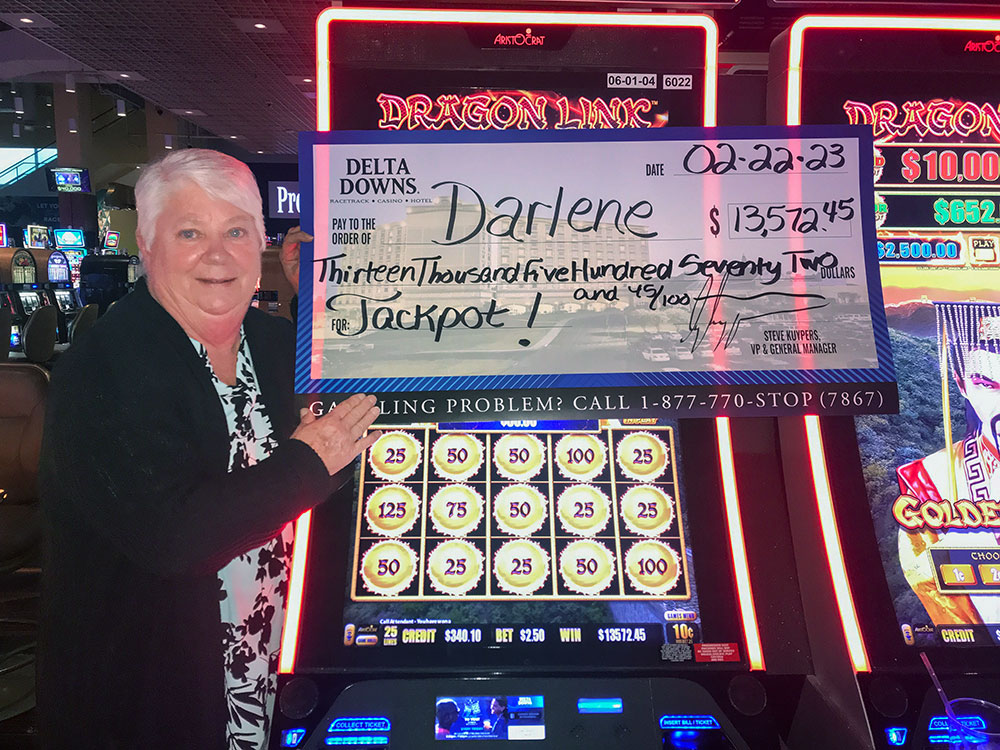 Darlene B - Winner at Delta Downs