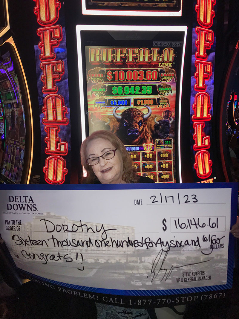 Dorothy P - Winner at Delta Downs