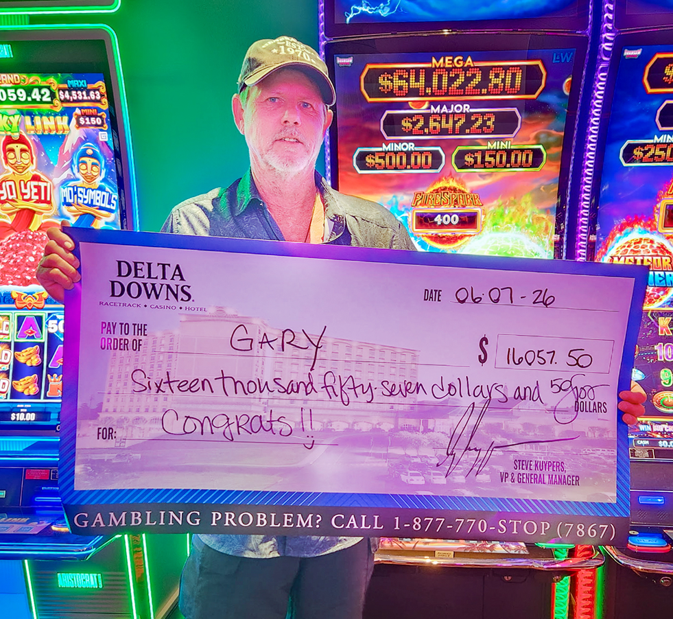 Jackpot Winner Gary M. $16,057