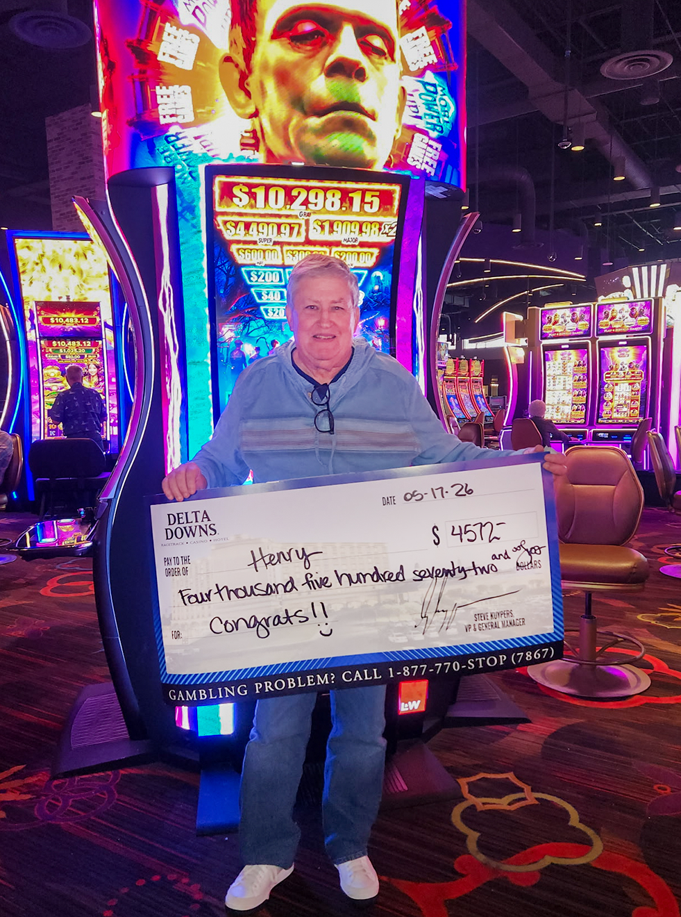 Jackpot Winner Henry H. $4,572
