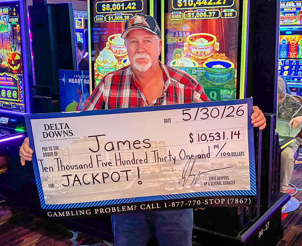 Jackpot Winner James M. $10,531