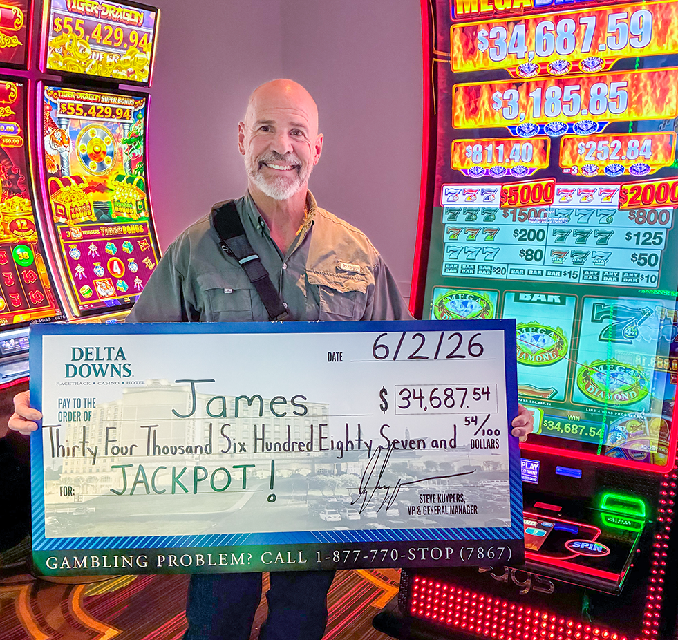 Jackpot Winner James W. $34,687