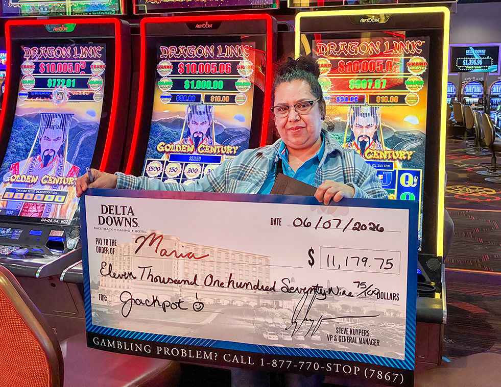 Jackpot Winner Maria T. $11,179