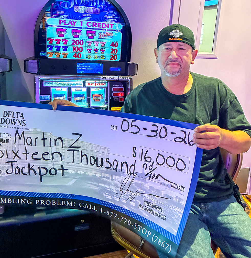 Jackpot Winner Martin Z. $16,000