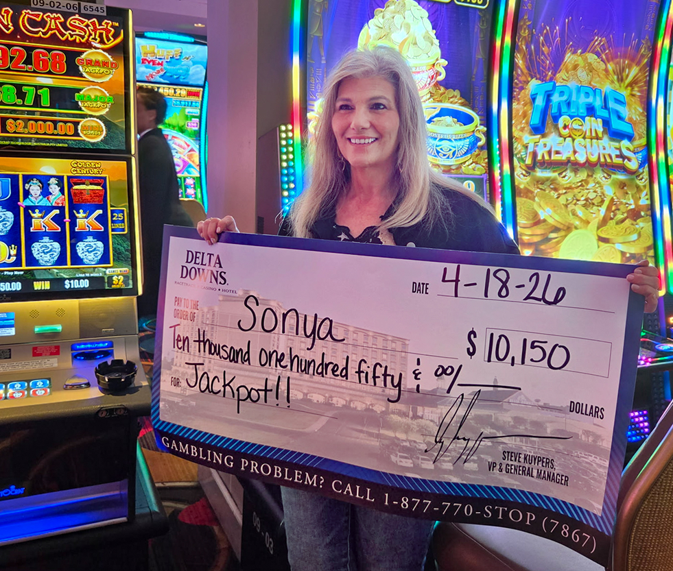 Jackpot Winner Sonya B. $10,150