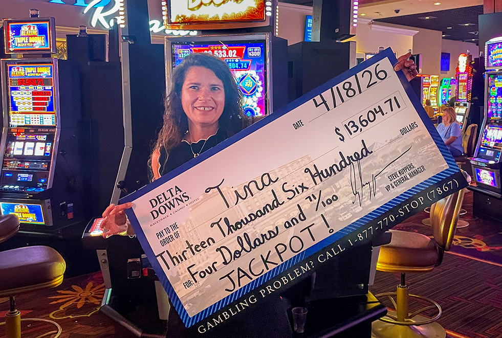 Jackpot Winner Tina G. $13,604
