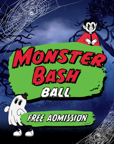 Monster Bash Ball Free Admission