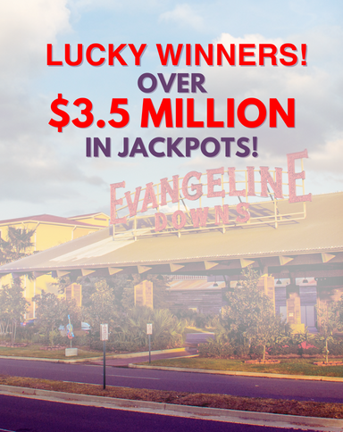 Over $3.5 Million in Jackpots Won!