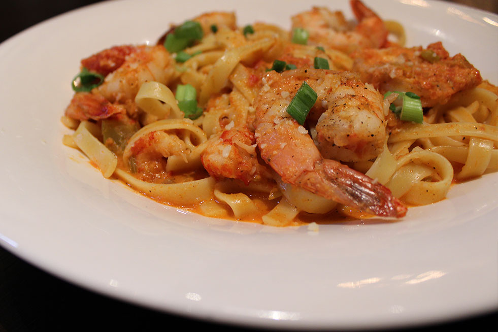 Shrimp Crawfish Fettucine at The Spotted Horse