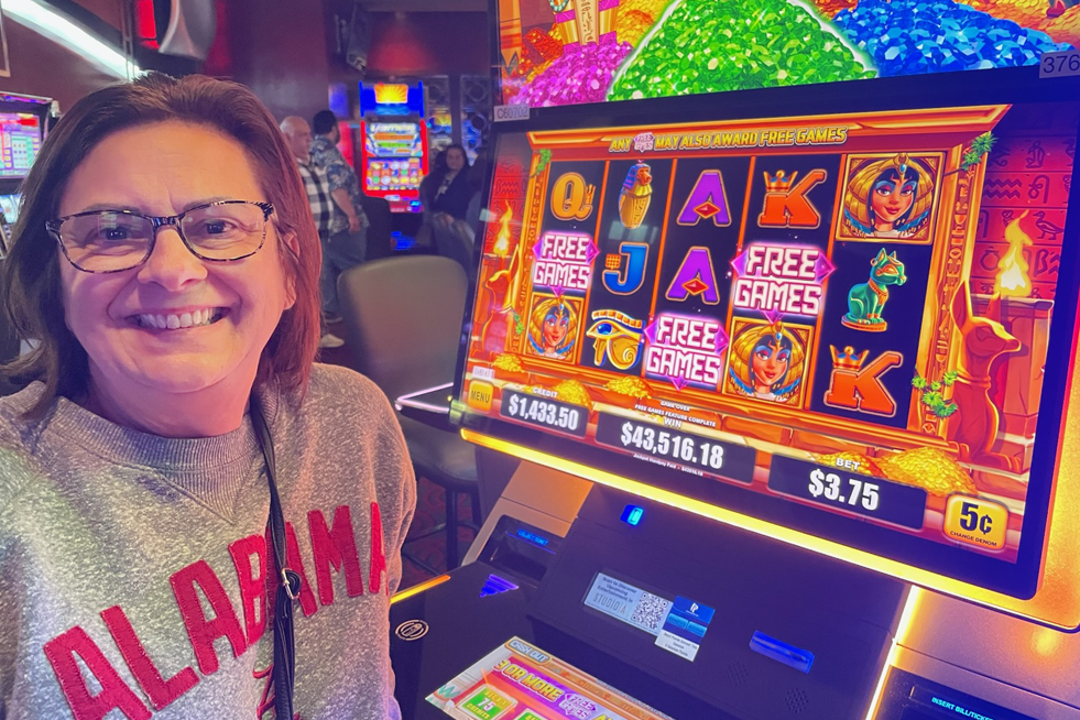 Jackpot Winner Gina J. $43,516