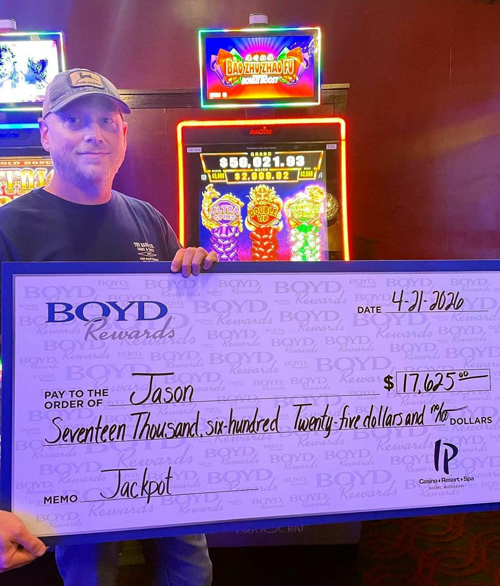 Jackpot Winner Jason S. $17,625