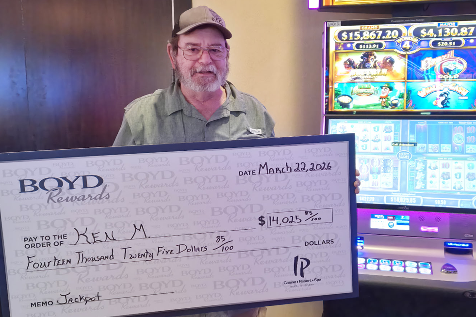 Jackpot Winner Ken M. $14.025