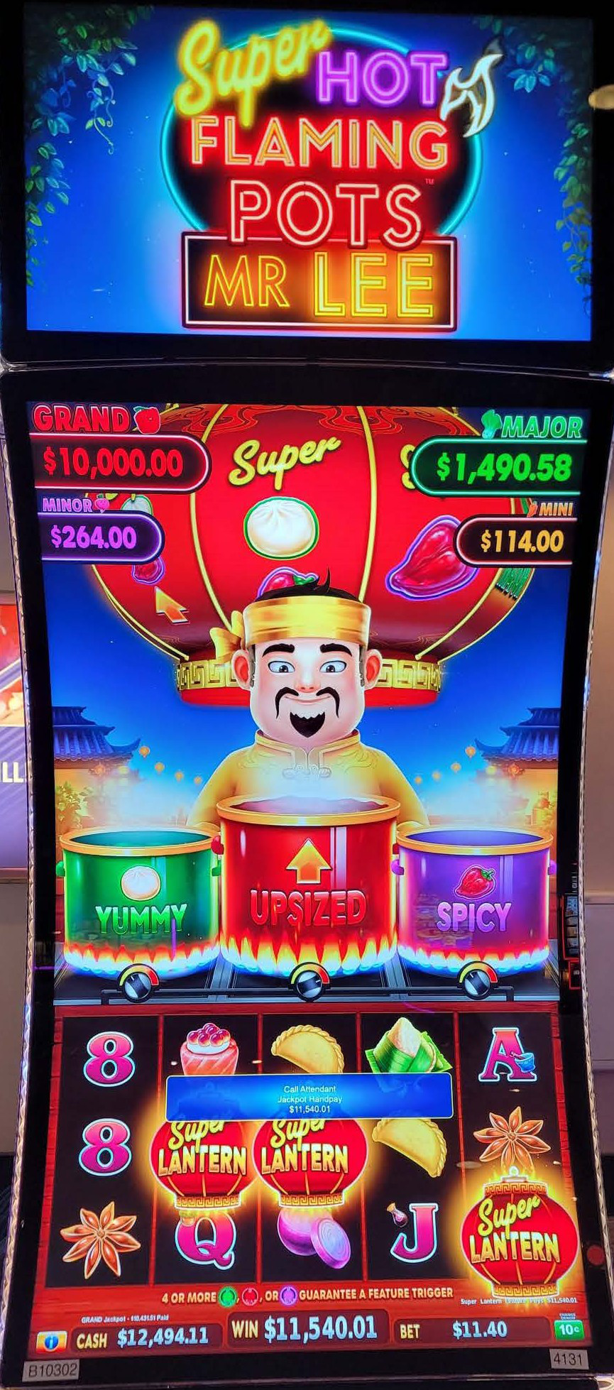 Lucky Winner $11,540