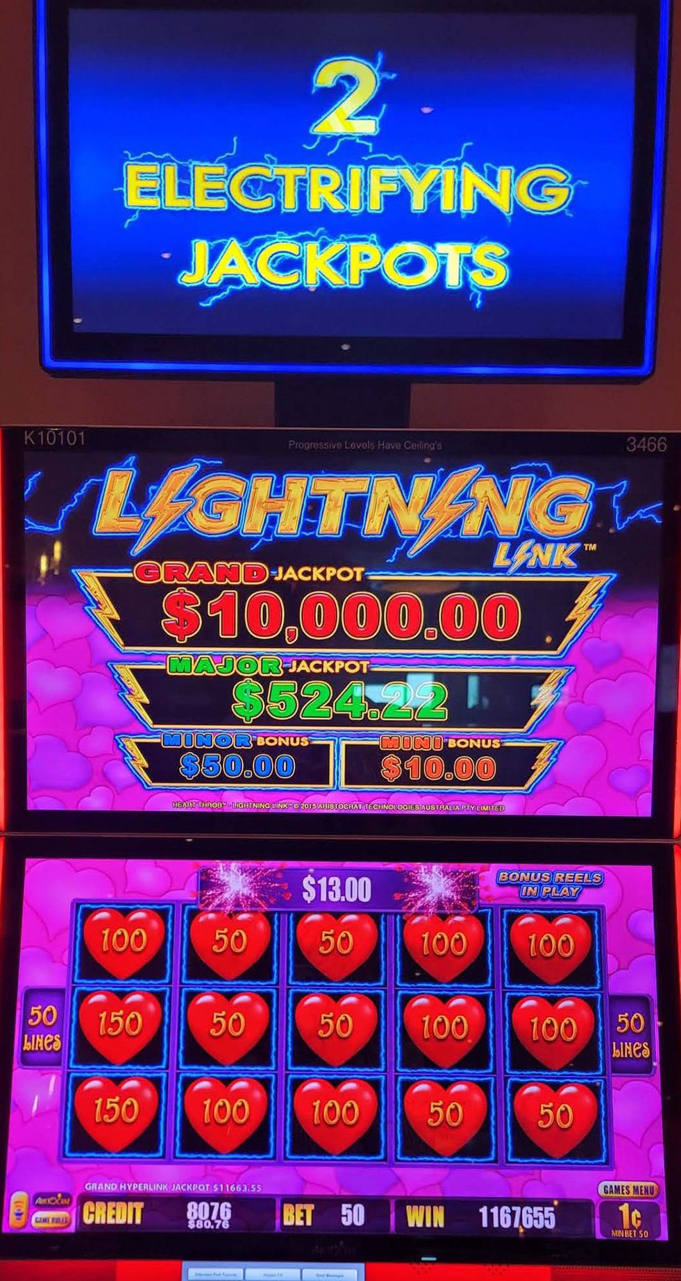 Lucky Winner $11,676