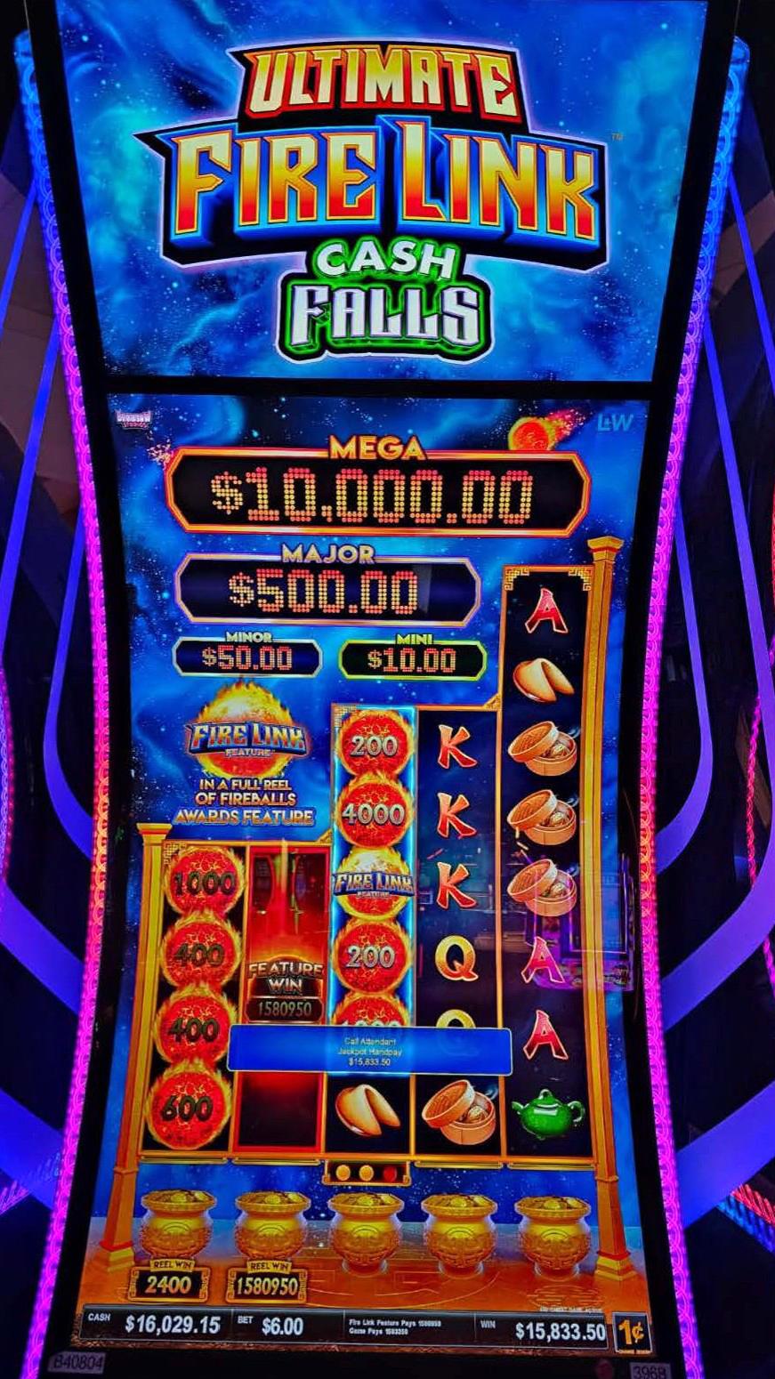 Lucky Winner $15,833