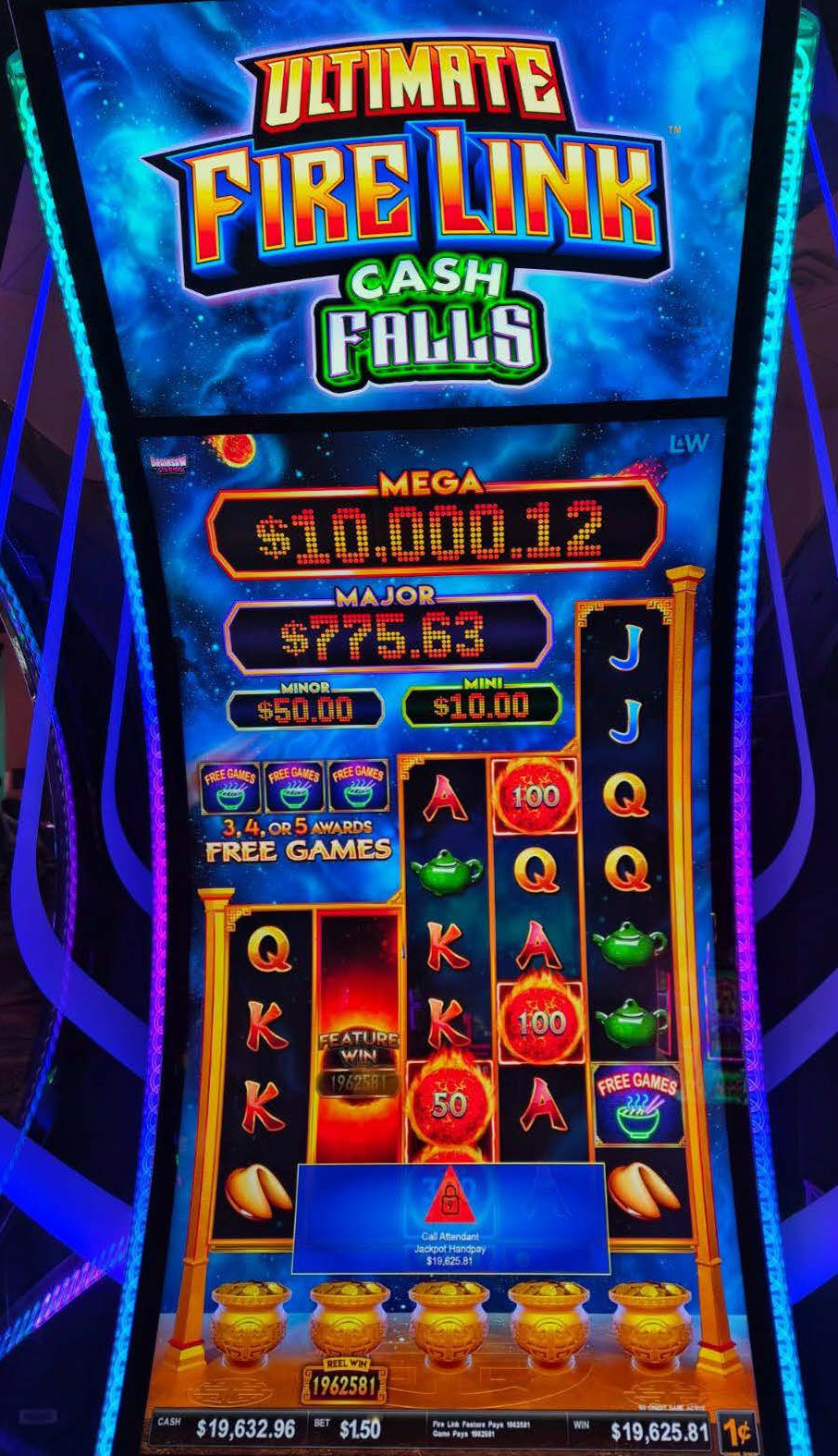 Lucky Winner $19,625