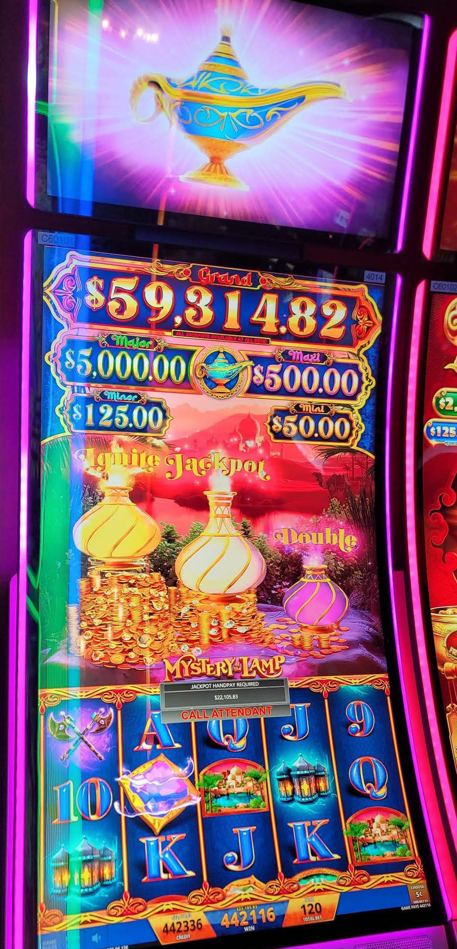 Lucky Winner $22,105