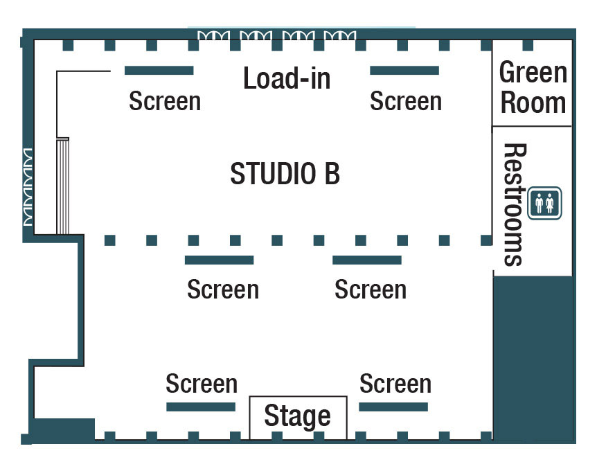 IP Studio B Floor Plan