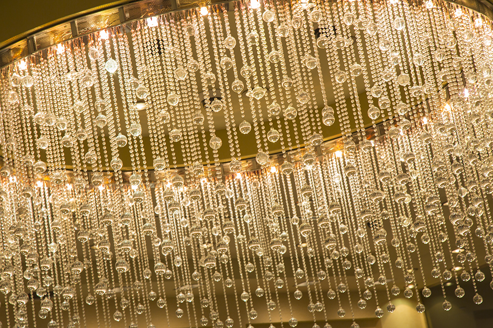 Chandelier at Trends boutique