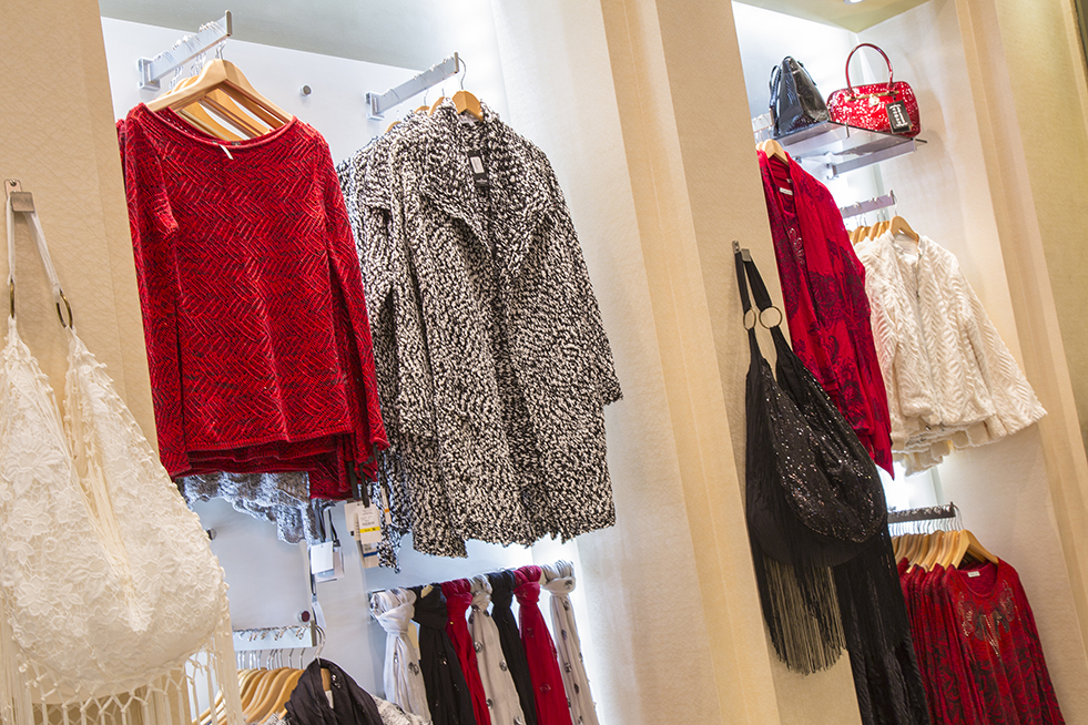 Clothing at Trends boutique