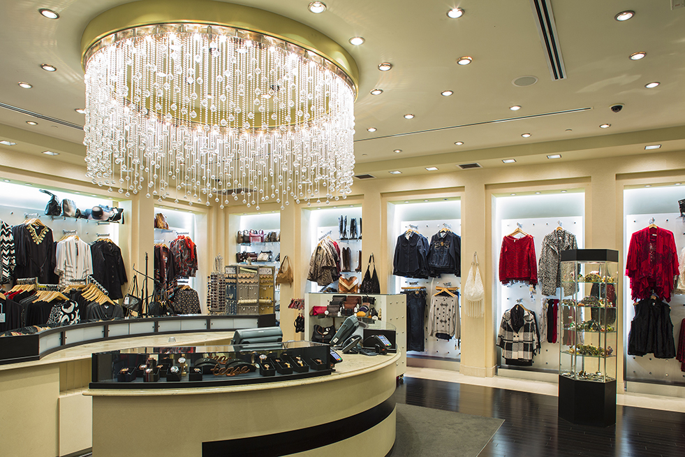 Interior at Trends boutique