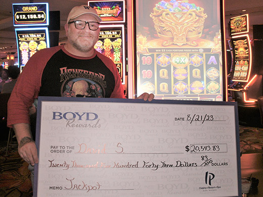 Winner David S. - $20,543