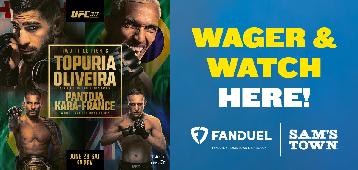 Wager & Watch Here! UFC 317