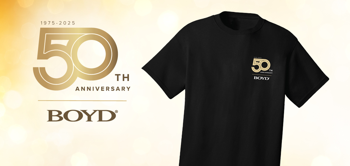 Boyd 50th Anniversary T-Shirt