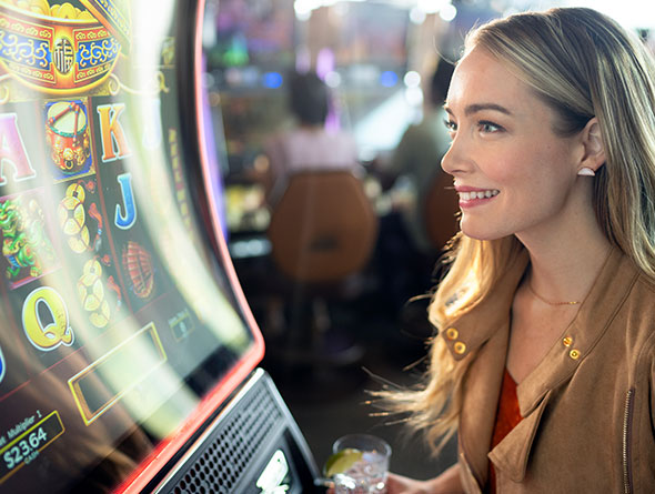 woman at slots image