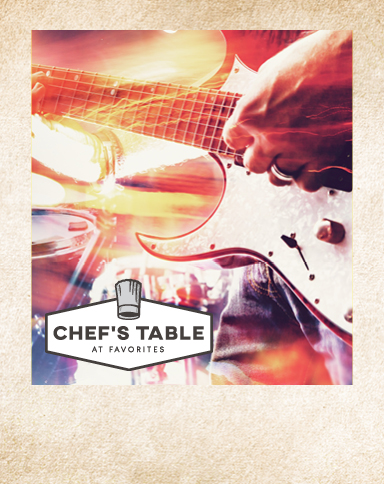 Musical instruments - Chef's Table at Favorites