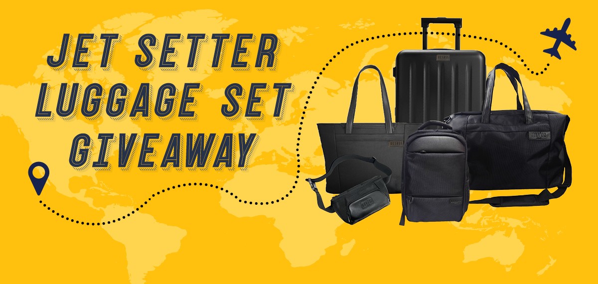 Jet Setter Luggage Set Giveaway