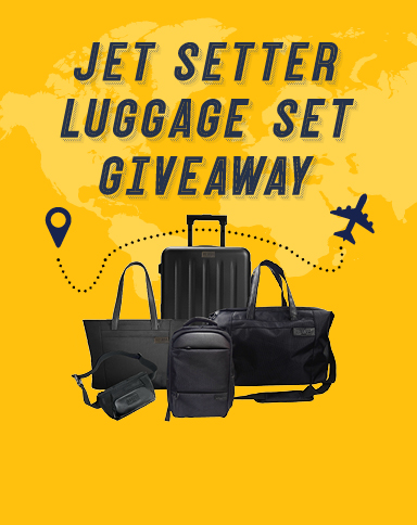 Jet Setter Luggage Set Giveaway